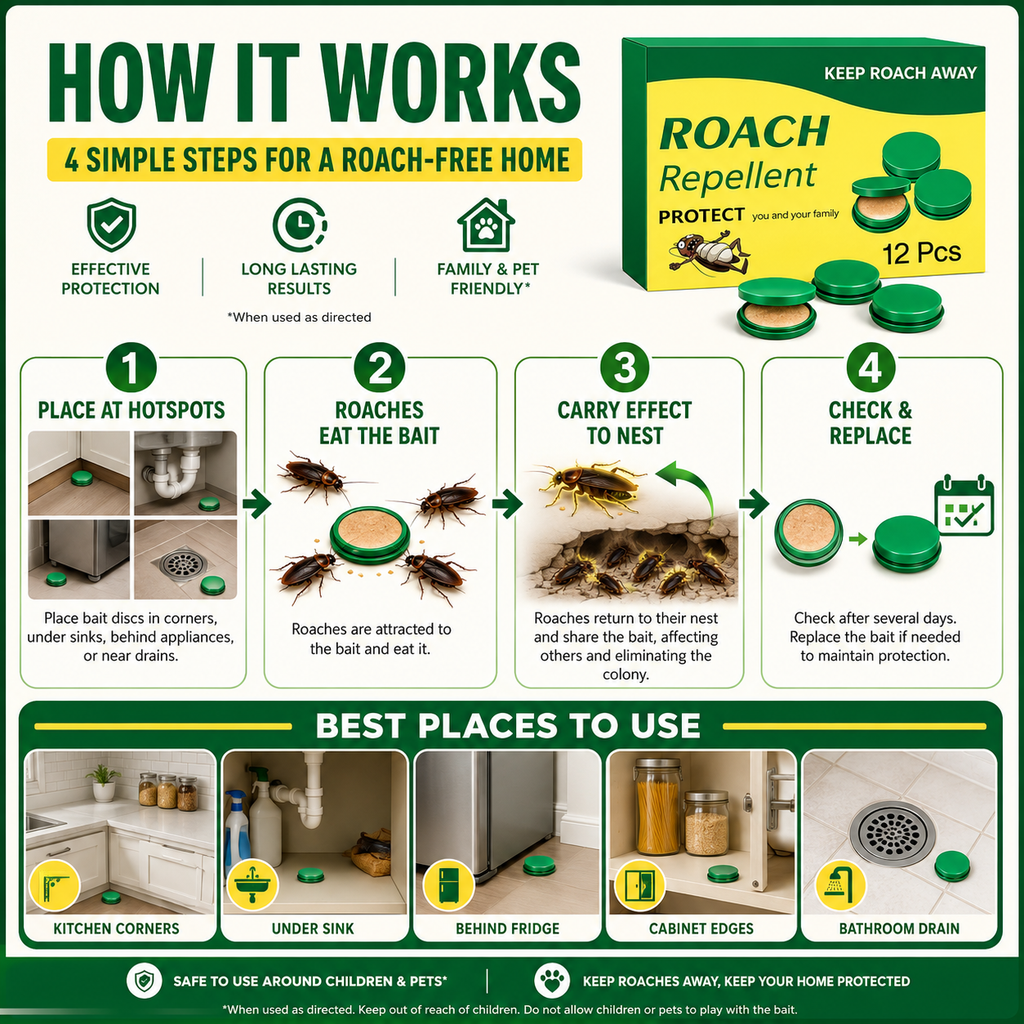 Cockroach Killer Gel 12 Pcs (BOGO)
