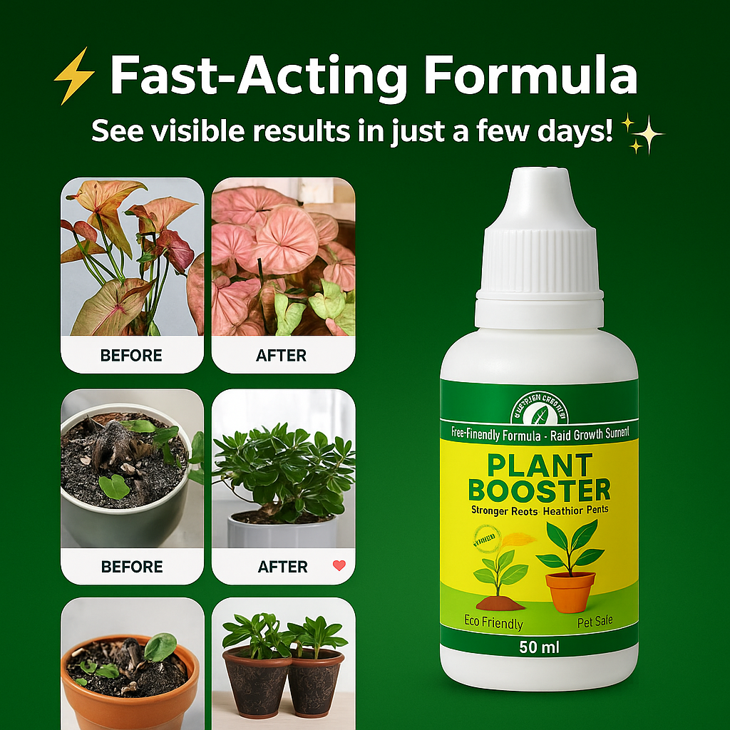 Organic Plant Boost Faster 2x Growth & Stronger Roots