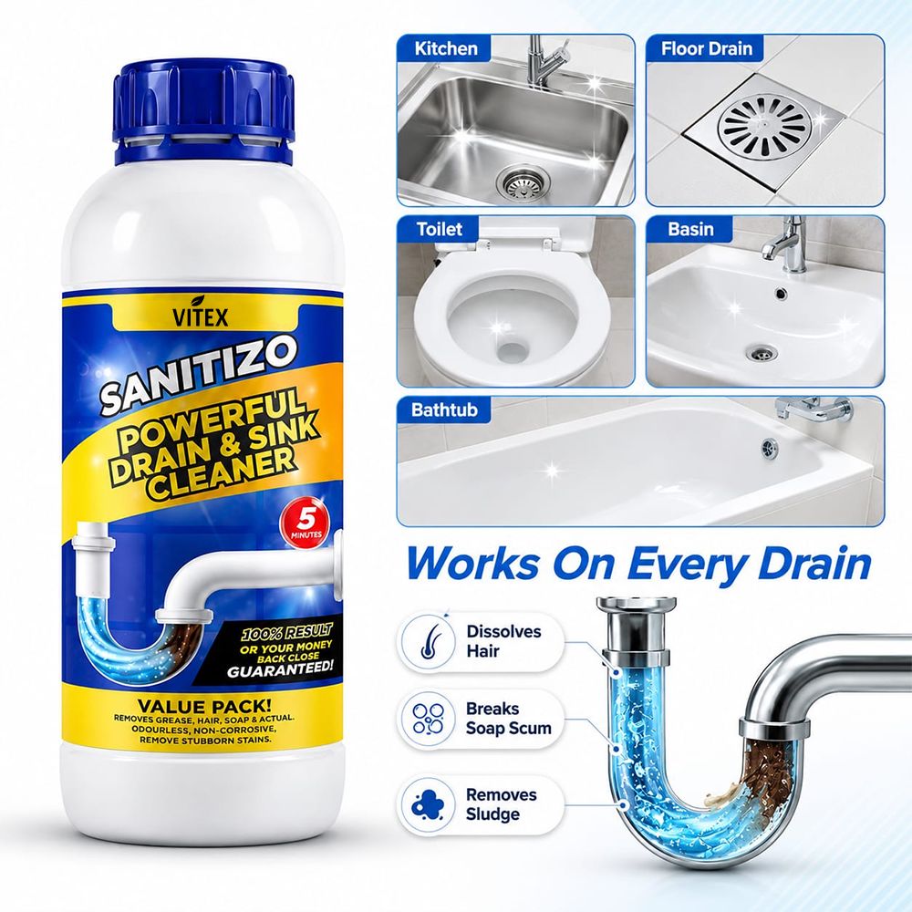 Powerful Sink & Drain Cleaner - Buy 1 Get 3 Free