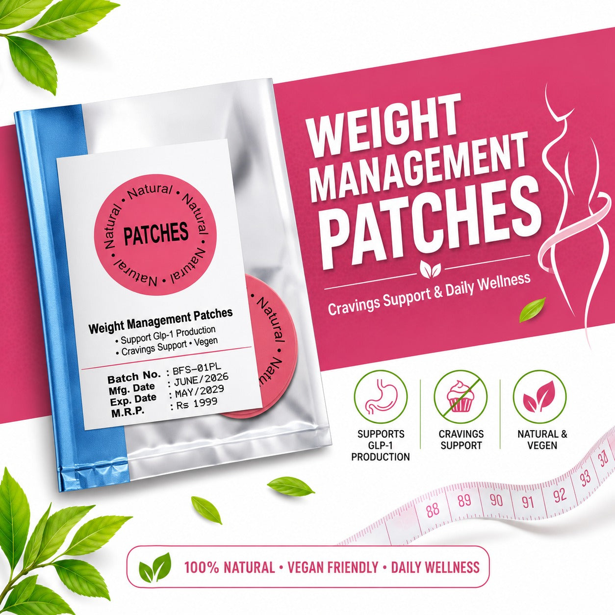 Weight Management Patches – Natural Wellness Support