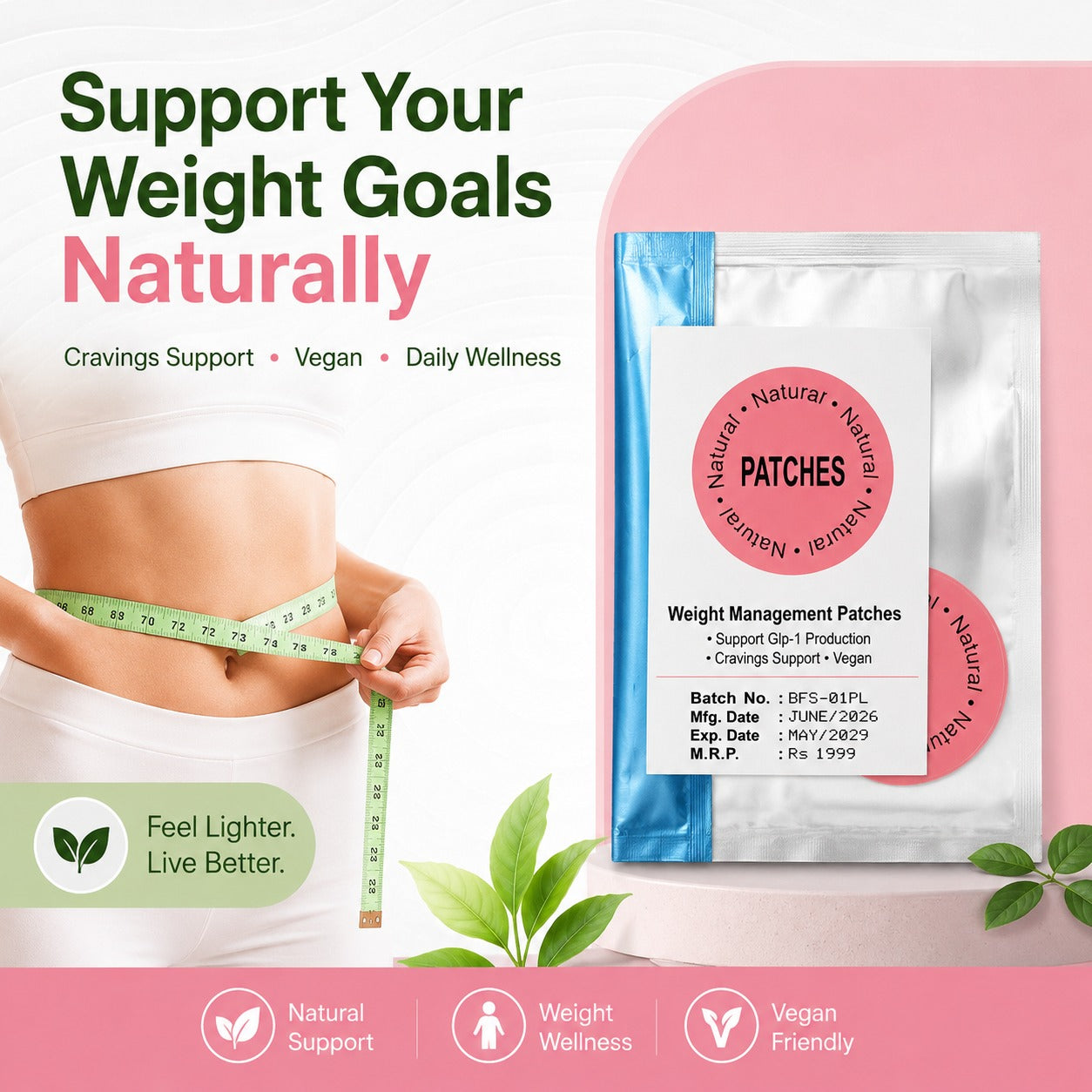 Weight Management Patches – Natural Wellness Support