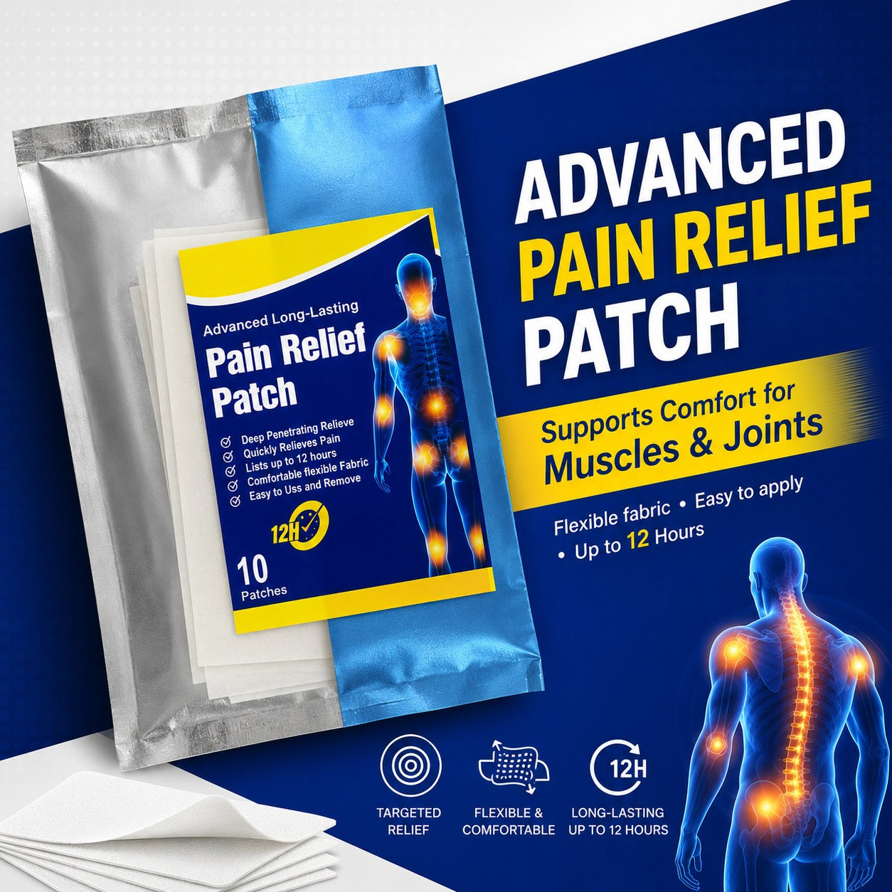 Advanced Long-Lasting Pain Relief Patch
