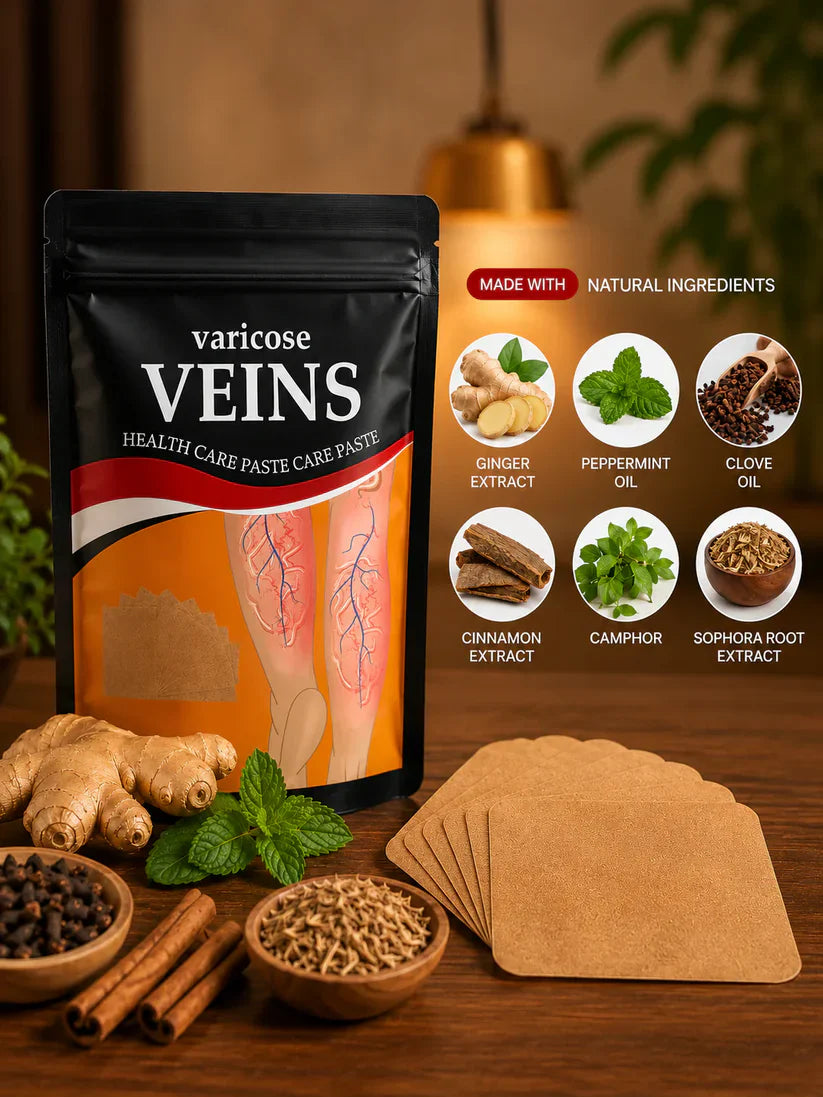 Vitex Varicose Vein Patches | Natural Herbal Therapy for Swelling, Fatigue & Vein Health
